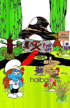 【图】幽默风暴席卷时尚圈！Karl Lagerfeld、Marc Jacobs纷纷变身蓝色小精灵，卡通版“时尚名人堂”传神又诙谐_第2页_手绘_海报时尚网