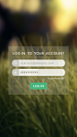 Flat SignUp Interface on Behance