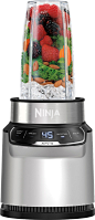 Zoom in on Angle Zoom. Ninja - Nutri-Blender Pro with Auto-iQ®, 1100-Peak-Watt, Personal Blender - Cloud Silver.