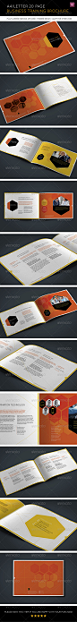 20 Page Landscape Business Training Brochure - Corporate Brochures