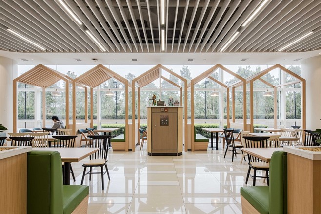 餐饮空间，员工餐厅设计，华为，深圳，改造...
