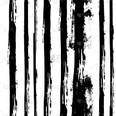 矢量手绘黑白无缝模式在垃圾摇滚风格。