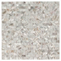 White Mosaic Mother of Pearl Tile: 
