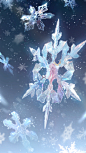 晶莹雪花