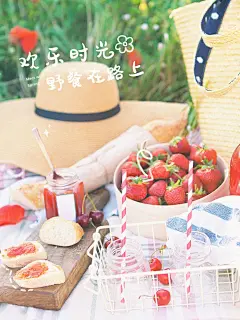 风景野餐旅游记录文艺风plog模板