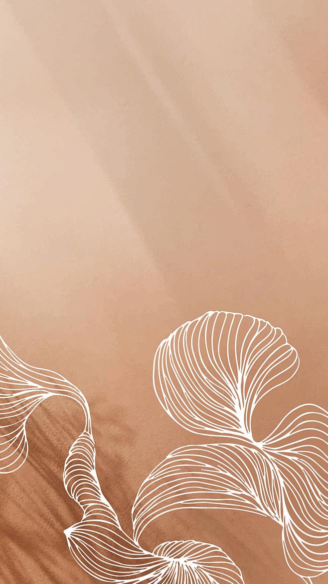 Brown abstract line ...