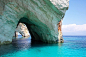 Blue Caves, Zakynthos Island, Greece #CMglobetrotters