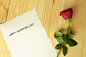 A red rose