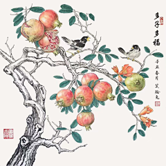 陌图设计采集到国画素材