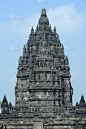 拔兰班南庙,考古学,垂直画幅,爪哇,旅游目的地,无人,印度教,寺庙,世界遗产,塔
