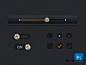 Leather UI Kit part 1 + PSD