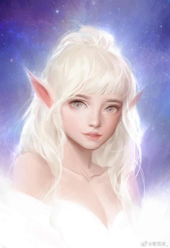 睡前涂一张梦境女孩