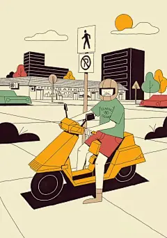 波兰潮流卡通漫画大赏：翘楚Krzysztof Nowakの精铸插画_作品