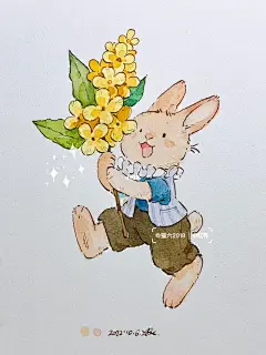 桂花插画 - 小红书搜索