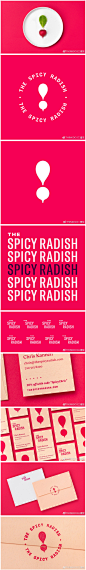The Spicy Radish餐饮外卖服务公司品牌视觉设计