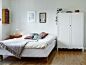 北欧风格白色卧室装修图片