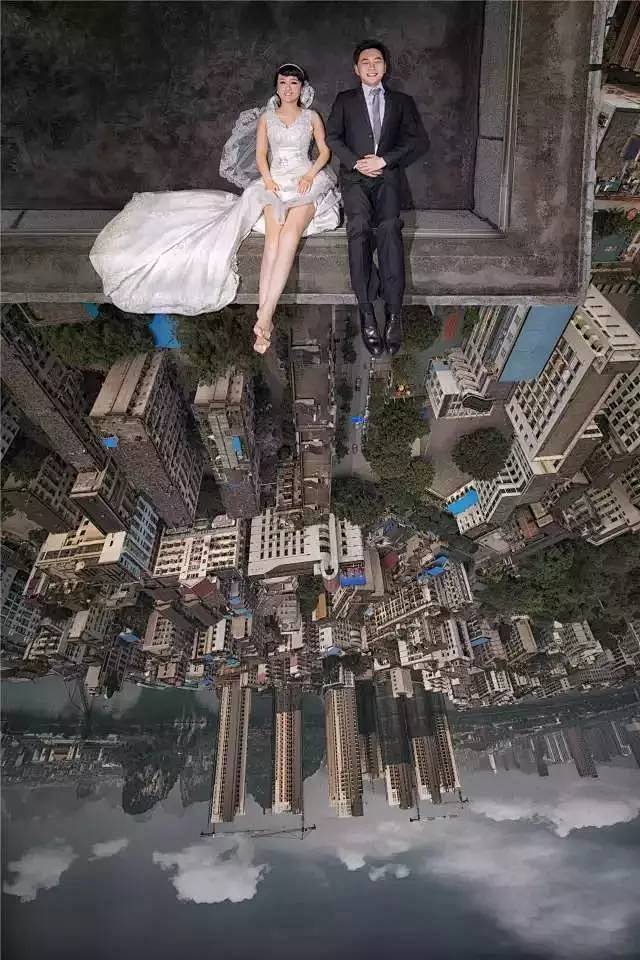 太拼了！十个摄影师最危险的拍摄婚纱照场景