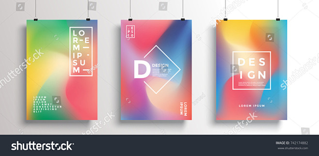 Poster with flat geo...