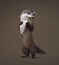 animals Character design  creature cute fluffy furry monster mouse otter rabbit