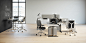 Herman Miller Cosm Renderings : Environmental and studio renderings of Herman Miller's new office chair 'Cosm'