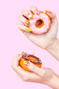 DIY Junk Food Manicure Using Watercolor Paint – Aww Sam