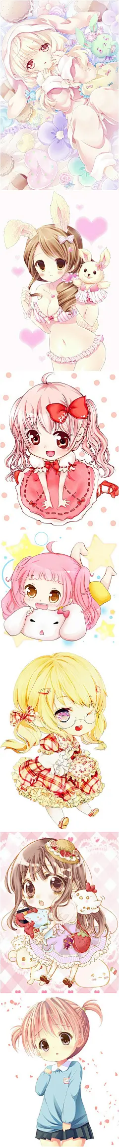  影视动漫 插画手绘 Q萌动漫--原创拼图