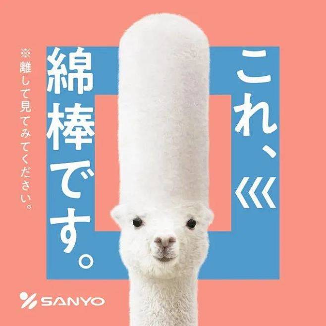 日本公司用羊驼代言棉棒，创意太有才，让人...