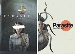 赏析奥斯卡电影《寄生虫》海报设计，每一张都能颠覆你的想象！_France-