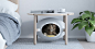 joão teixeira’s 'igloo' is a cozy pet bed disguised as a modern coffee table :   