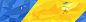 蓝色,黄色,形状,海报banner,扁平,渐变,几何图库,png图片,网,图片素材,背景素材,25465@北坤人素材