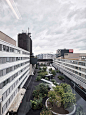 Schweizer Radio und Fernsehen, Zürich-Leutschenbach - Krebs und Herde Landschaftsarchitekten : Der Mediengarten des Schweizer Radio und Fernsehens in Zürich ist eine modellhafte Vereinigung von Gartenkultur und Stadtnatur. Voraussetzung für diesen «Jardin