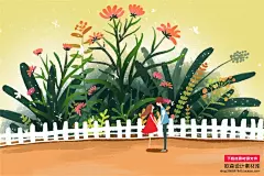 147号-唯美水彩手绘卡通浪漫情人节情侣风景人物插画背景psd素材-淘宝网