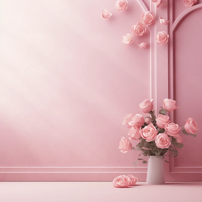 This is a simple display background, a clean pink background with pink ...
