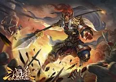 为游戏《三国杀》创作的卡牌插图 _插画_商业插画_铁杵文化 _1596522041759_率叶插件