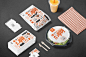 寻味餐饮品牌logo、vi&包装设计，外卖包装设计，小吃店面设计-古田路9号
