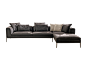 Sofa: MICHEL - Collection: B&B Italia - Design: Antonio Citterio