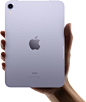 iPad mini : iPad mini 拥有全新 8.3 英寸 Liquid 视网膜显示屏、A15 仿生芯片、5G、USB-C，支持 Apple Pencil (第二代)，并有四种颜色可供选择。