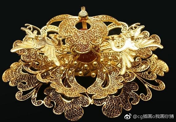 今天分享一组累丝工艺首饰。累丝工艺是有记...