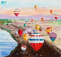 日本画师田中えりこ的彩色铅笔手绘插画图片作品欣赏—彩色的世界╭★肉丁网
