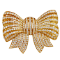 VAN CLEEF & ARPELS  Diamond Bow Pin