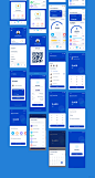 27个蓝色系银行钱包应用app设计优质设计素材下载(提供Sketch格式下载） - UI素材下载