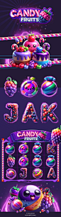 
Best Casino Game and Logo Design , Candy Fruits 