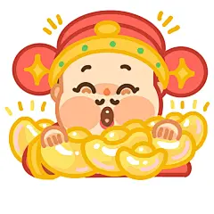 头像分享 让我看看谁还没有财神表情包 - 小红书