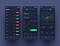 Block chain design icon ux ui app