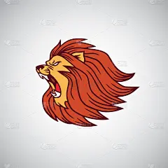 狮子,图标,狂怒的,野外动物,动物头,运动,野生动物,咆哮,设计