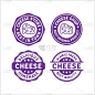 奶酪邮票设计标志集
