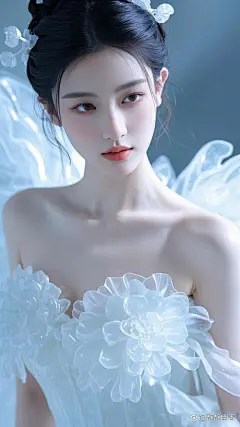 高清唯美手机壁纸：眉目清秀，貌若...@静静幽香的动态