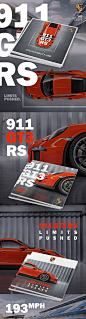 保时捷911 GT3 RS汽车画册设计