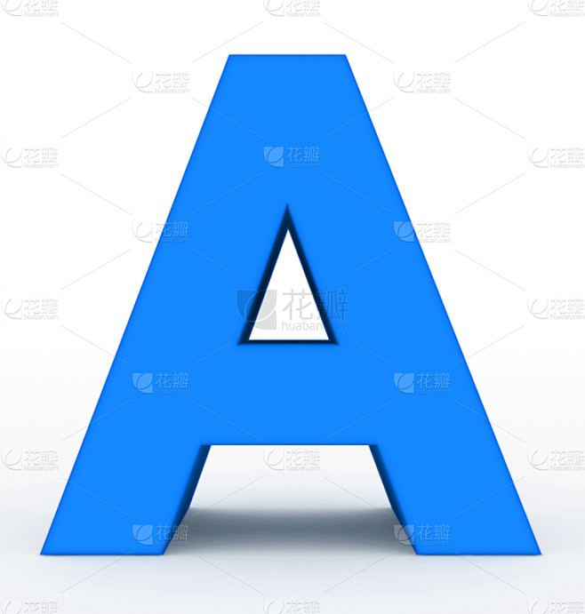 蓝色,英文字母a,三维图形,白色,分离着色,垂直画幅,正面视角,字母,色彩鲜艳,抽象