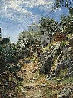 佩德·莫克·蒙森德
Peder Mork Monsted)(1859-1941) 丹麦